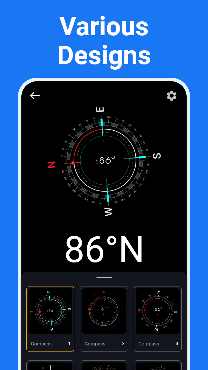 اسکرین شات 3 برنامه Compass - Accurate & Digital