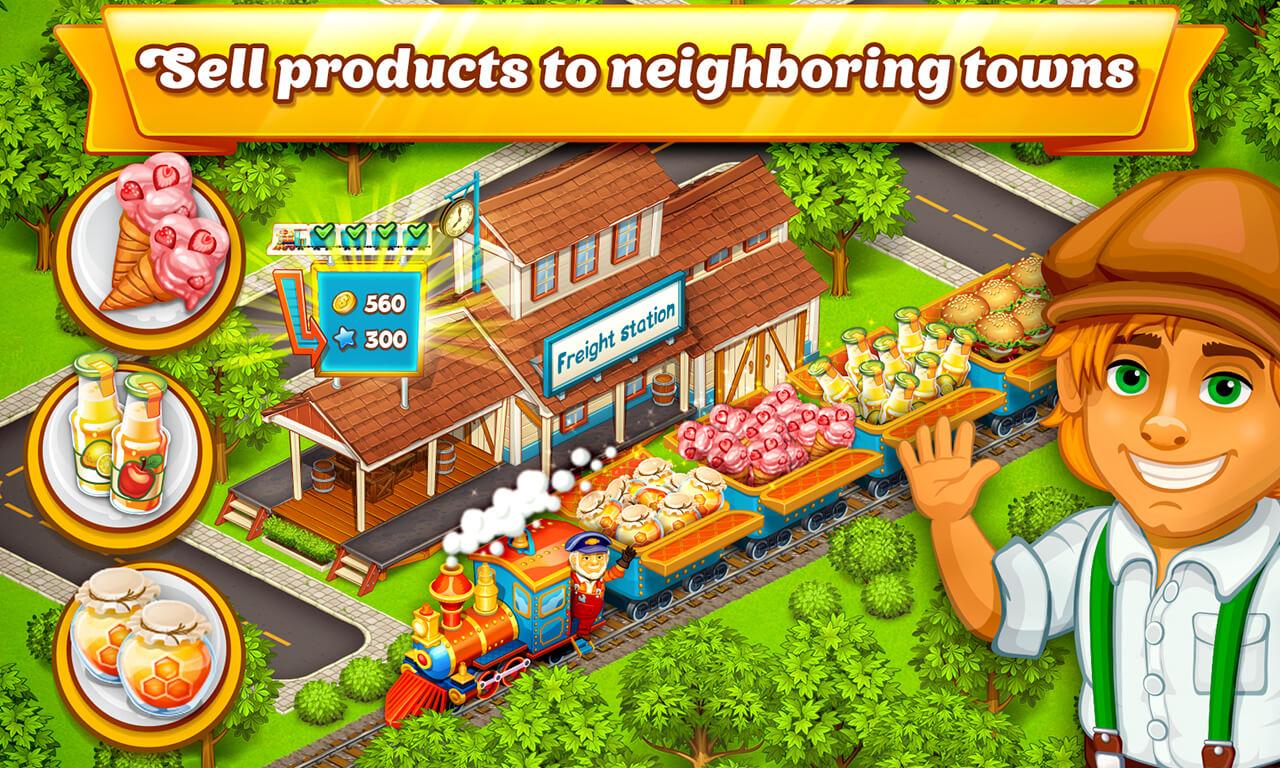 اسکرین شات 3 بازی Cartoon City - farm to village