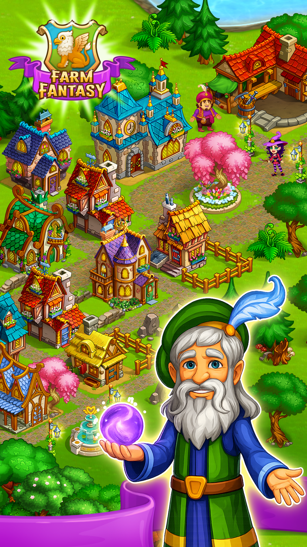 اسکرین شات 8 بازی Farm Town: Magic Fairy Village
