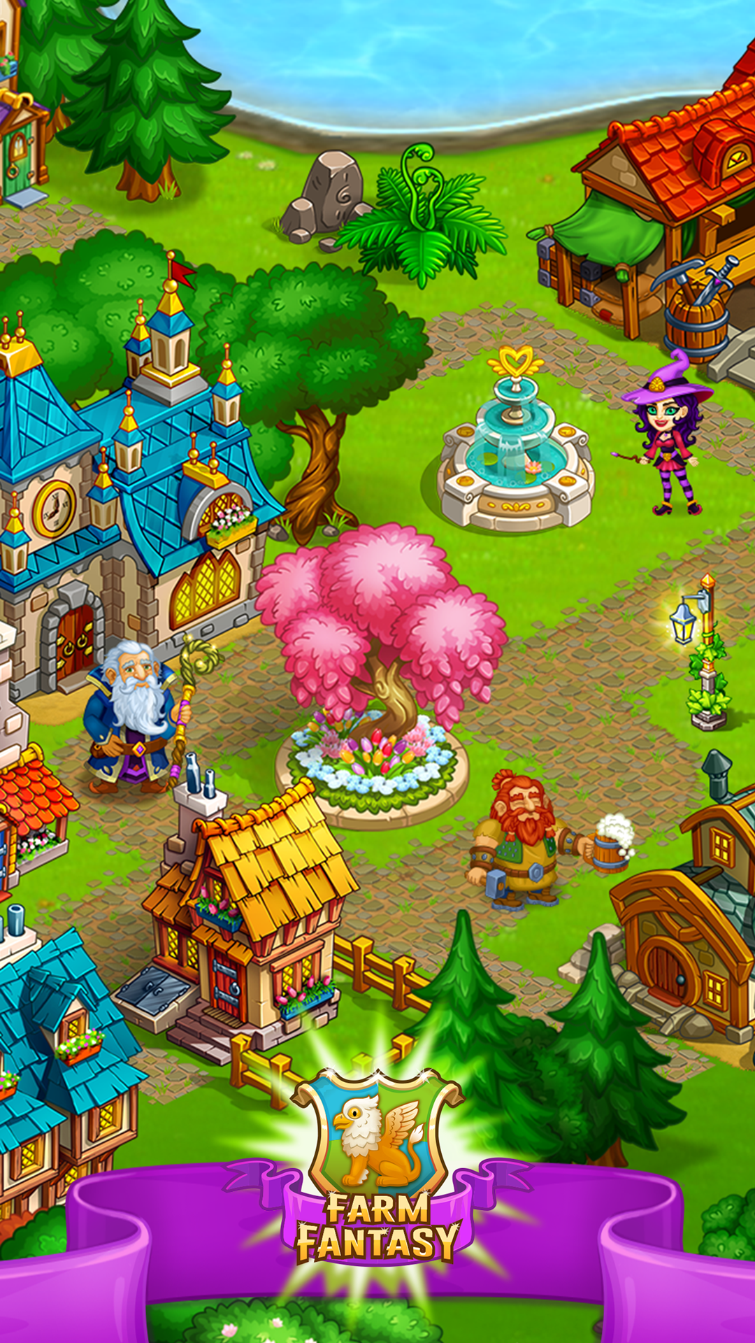 اسکرین شات 2 بازی Farm Fantasy: Dragon Village