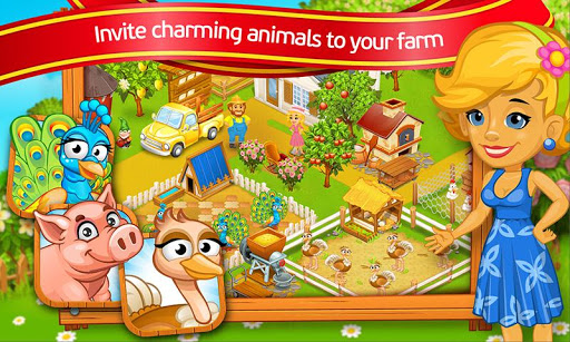 اسکرین شات 1 بازی Farm Town: Cartoon Story