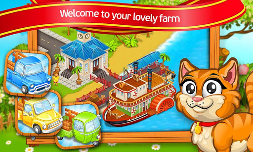 اسکرین شات 6 بازی Farm Town: Cartoon Story