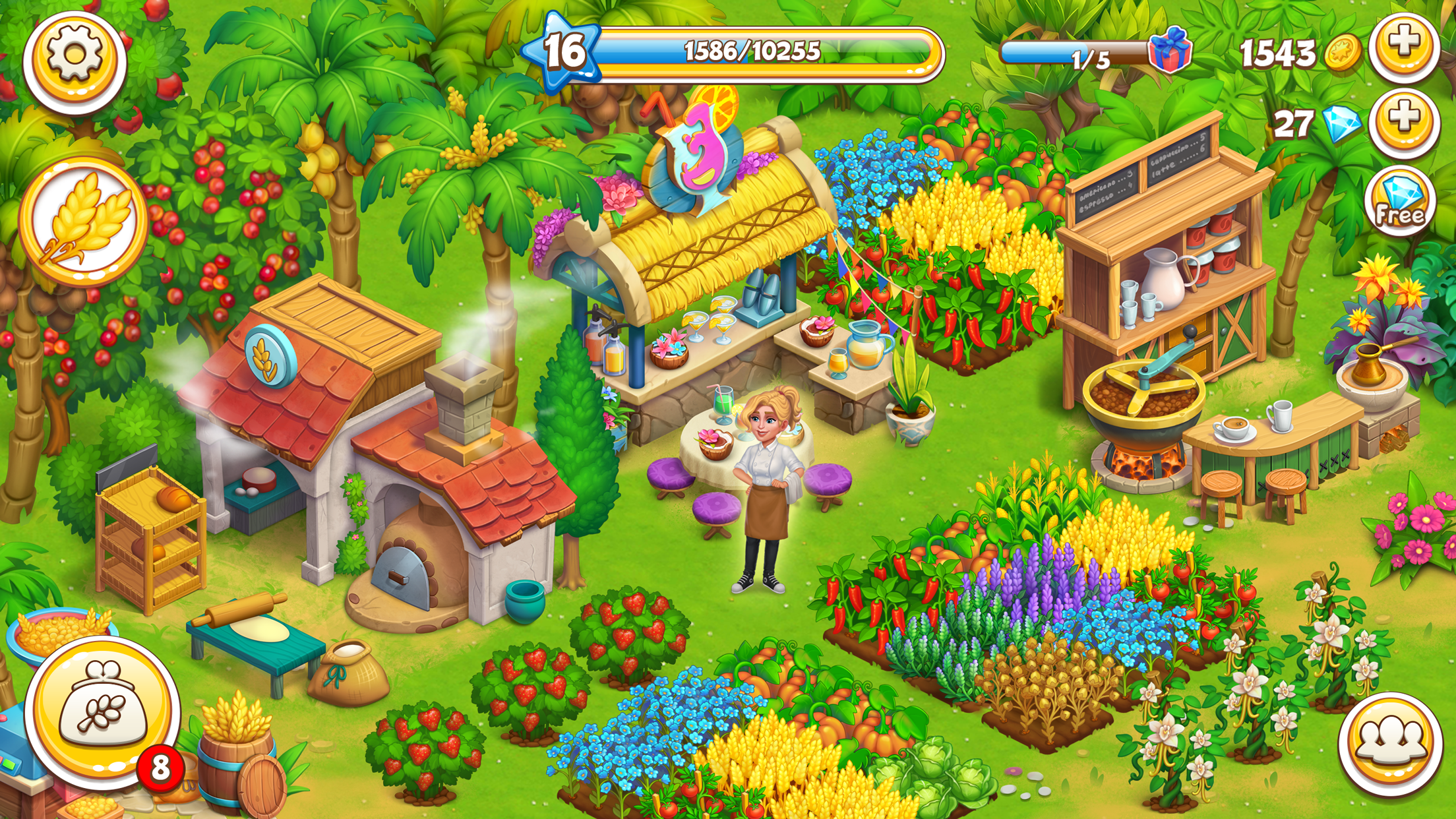 اسکرین شات 8 بازی Farm Island - Journey Story