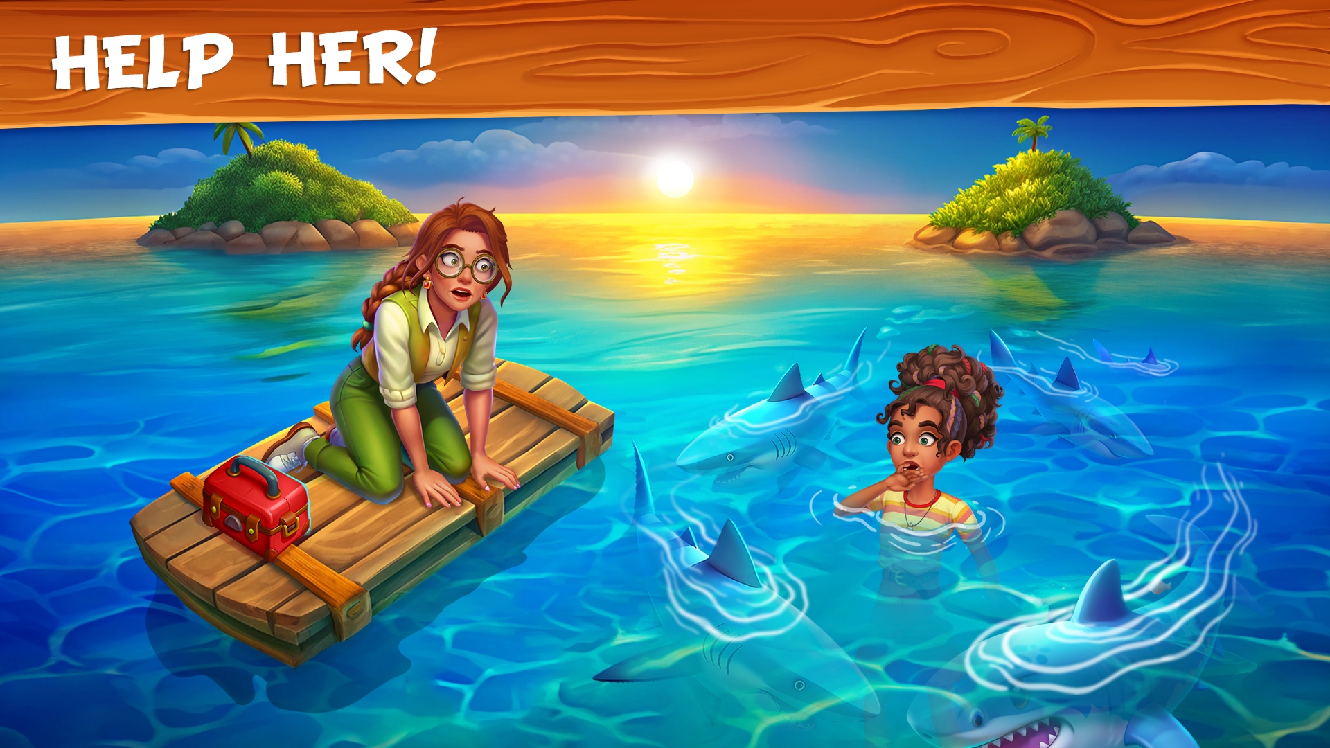 اسکرین شات 2 بازی Farm Island - Journey Story