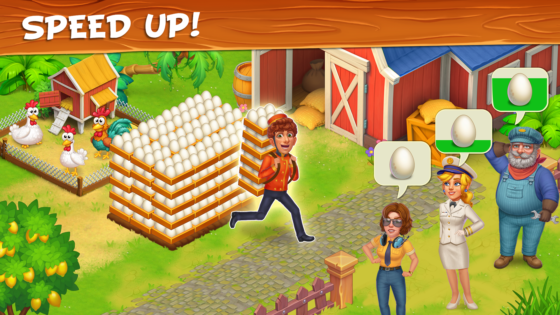 اسکرین شات 2 بازی Farm Island - Family Journey