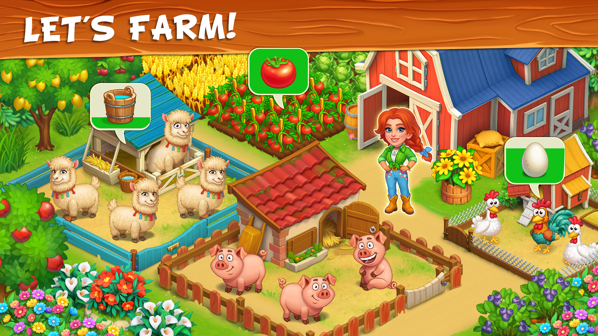 اسکرین شات 3 بازی Farm Town - Family Farming Day