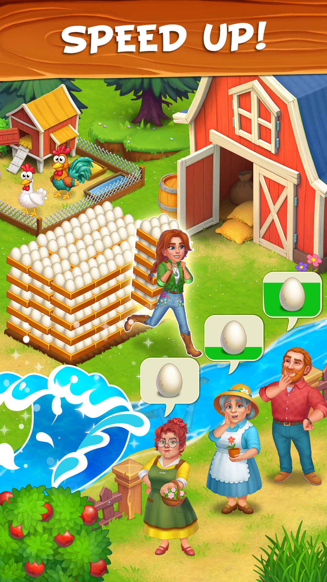 اسکرین شات 3 بازی Family Farm Town Village Story