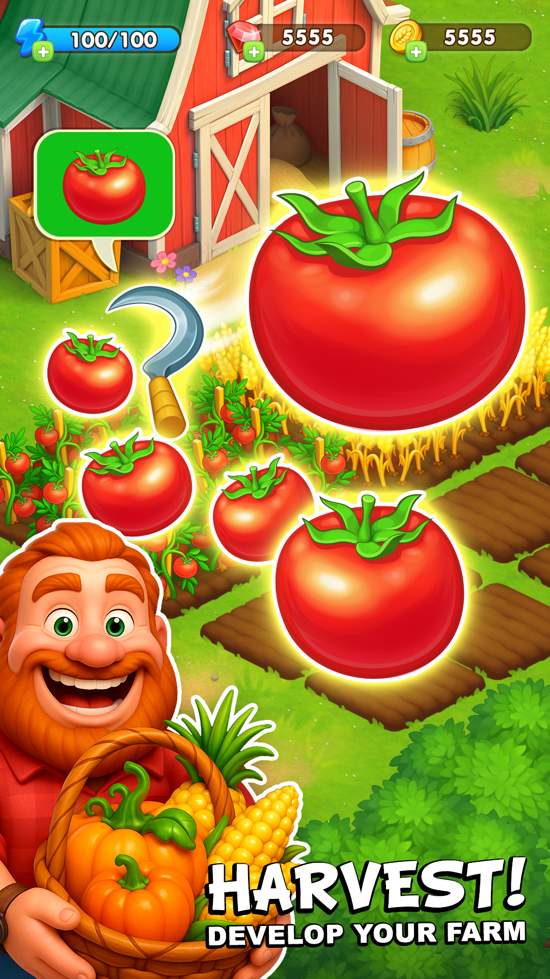 اسکرین شات 4 بازی Farm Town: Merge Village Story