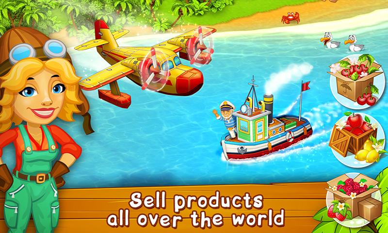 اسکرین شات 5 بازی Farm Zoo: Bay Island Village