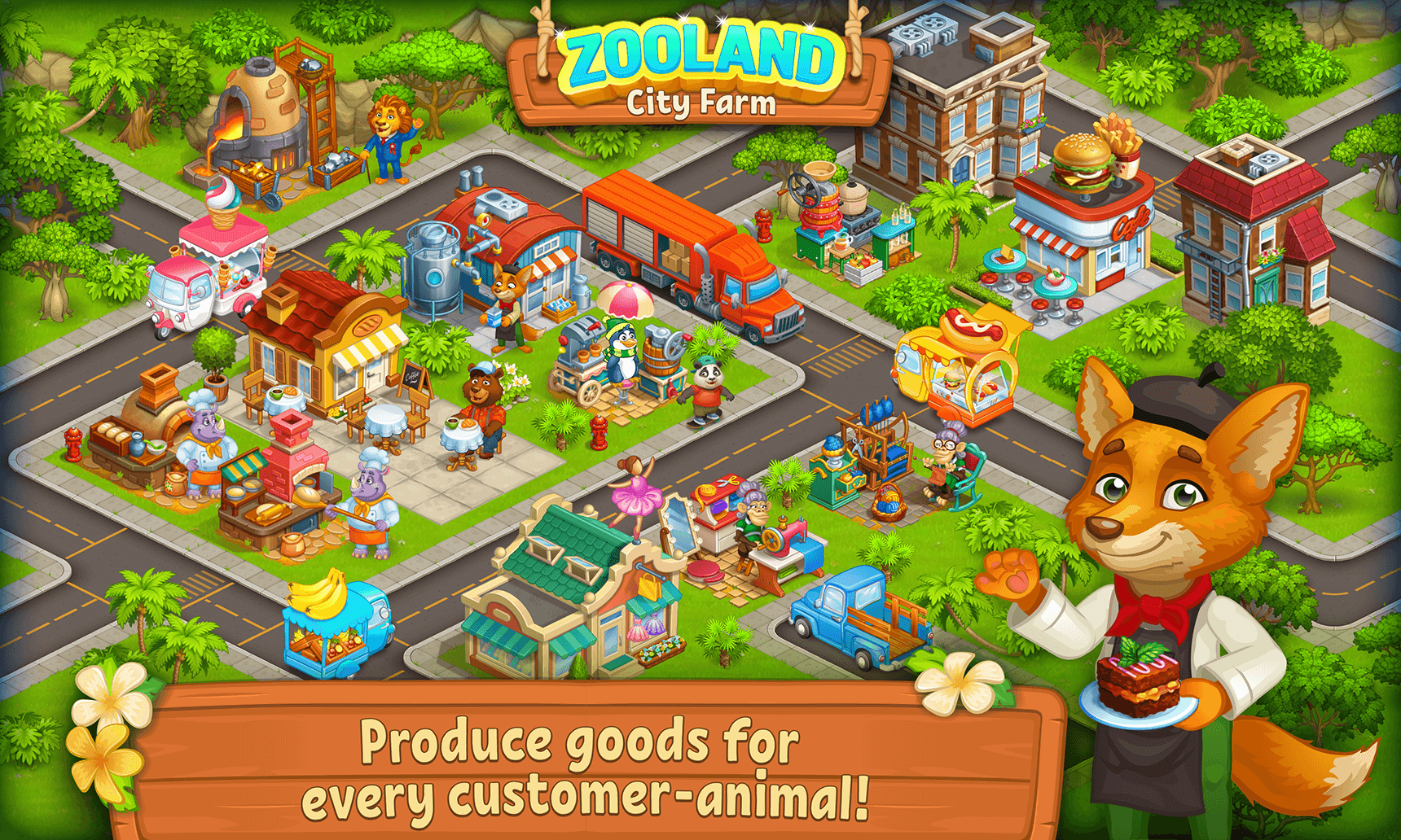 اسکرین شات 6 بازی Farm Zoo Happy Day in Pet City