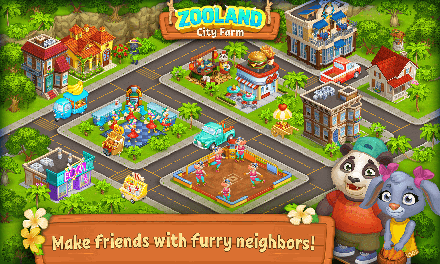 اسکرین شات 5 بازی Farm Zoo Happy Day in Pet City