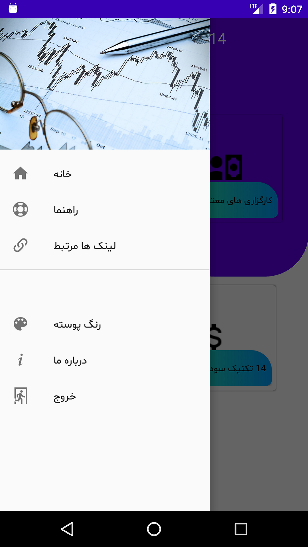 اسکرین شات 2 برنامه 14 تکنیک سودآور در فارکس