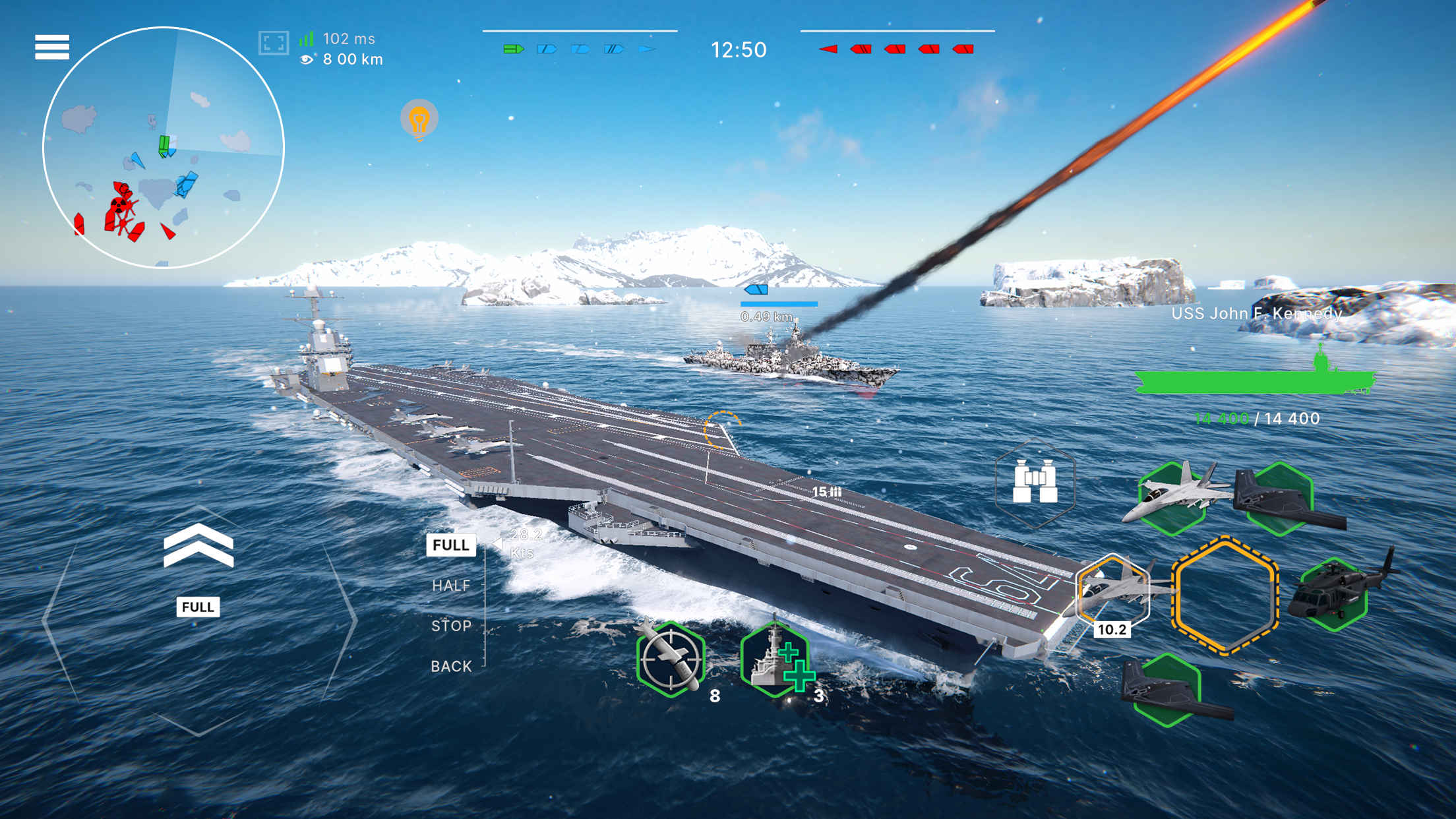 اسکرین شات 2 بازی Warships Mobile 2: Naval War