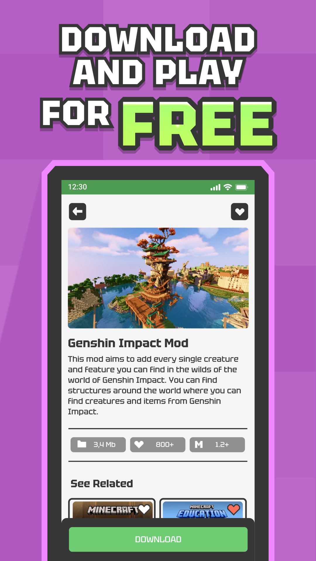 اسکرین شات 5 برنامه ModBox: Maps Mods Minecraft PE