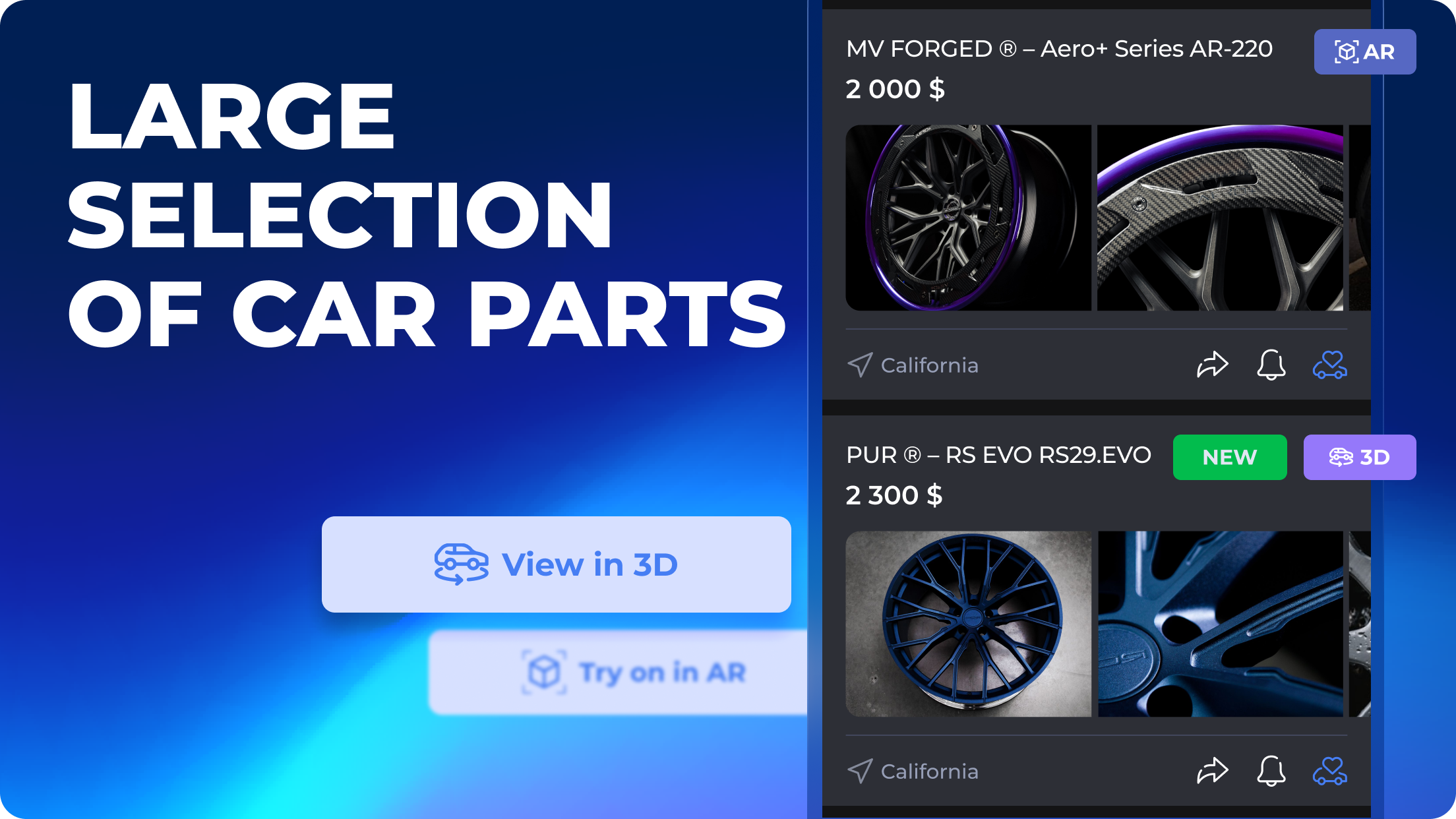 اسکرین شات 2 برنامه Formacar: Buy, Sell, Customize