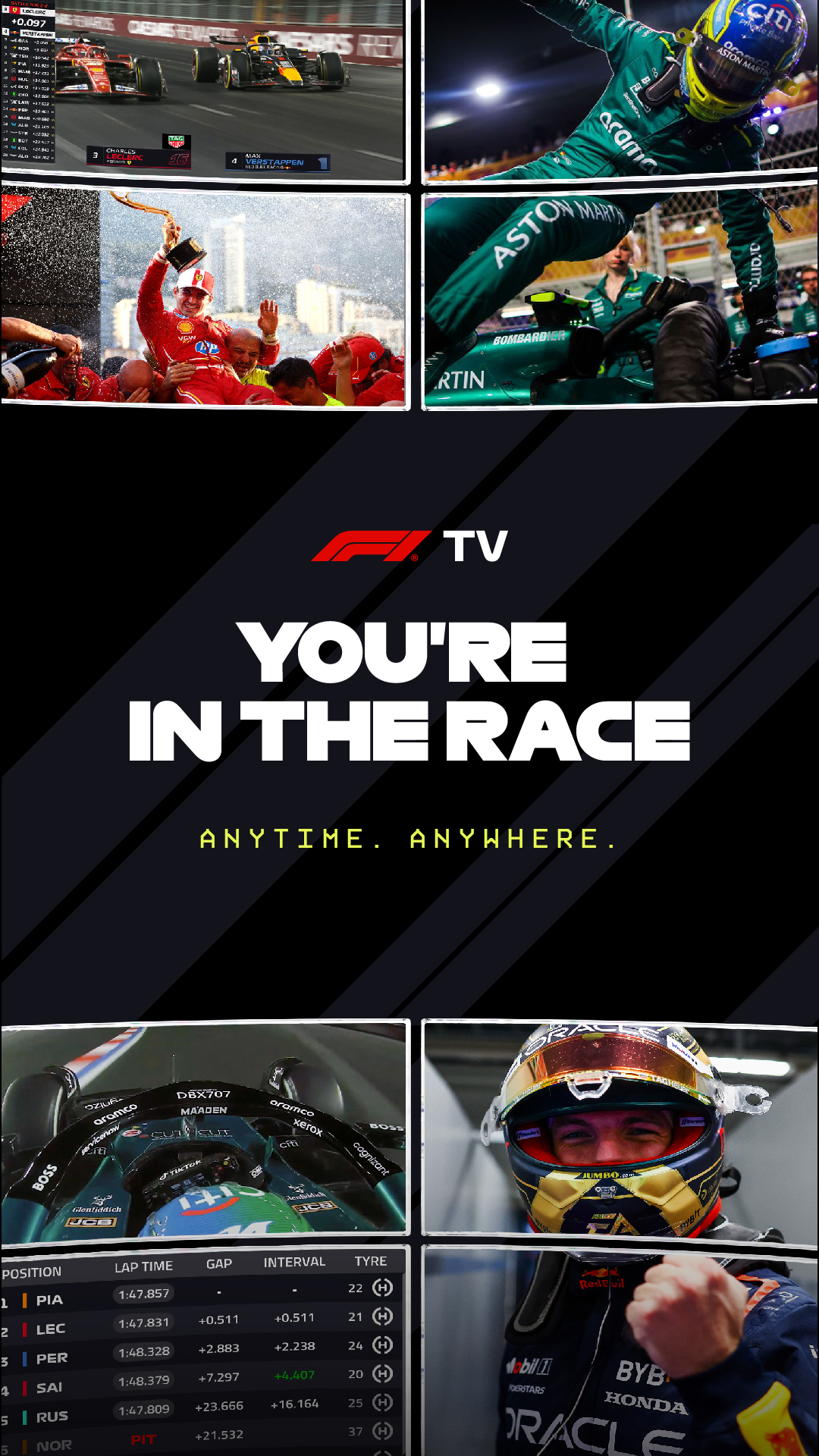 اسکرین شات 1 برنامه F1 TV