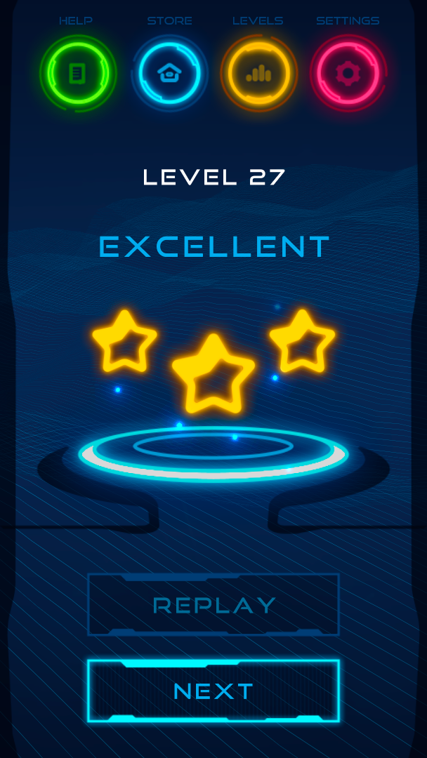 اسکرین شات 4 بازی Magnetic Balls: Neon