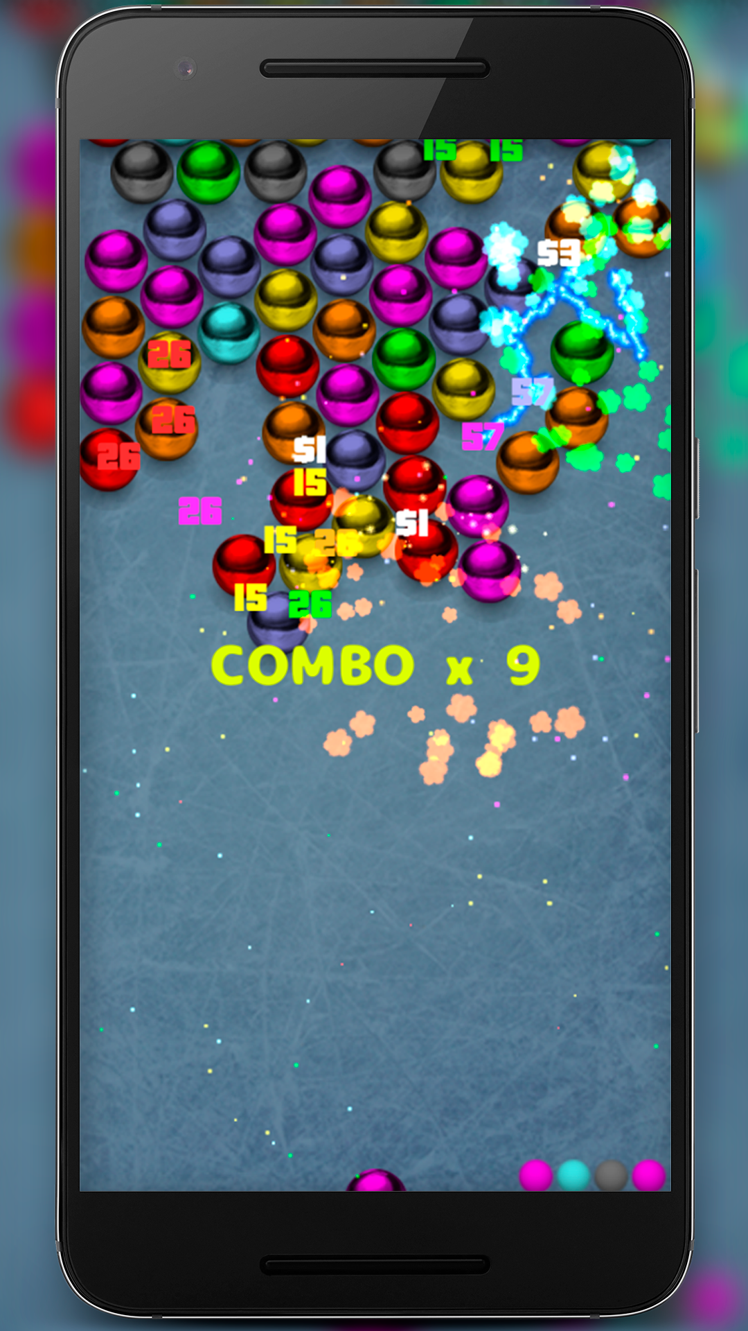 اسکرین شات 5 بازی Magnetic balls bubble shoot
