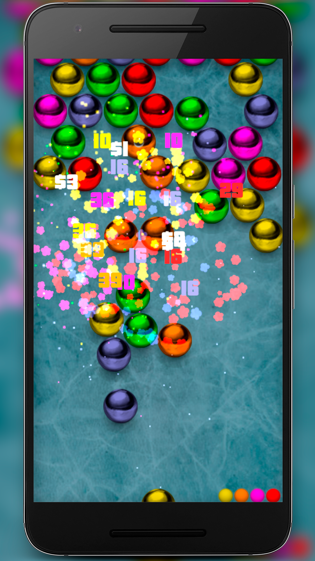 اسکرین شات 2 بازی Magnetic balls bubble shoot