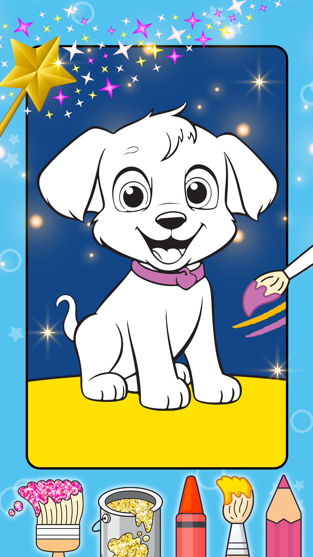 اسکرین شات 1 برنامه Coloring Book & Kids Games