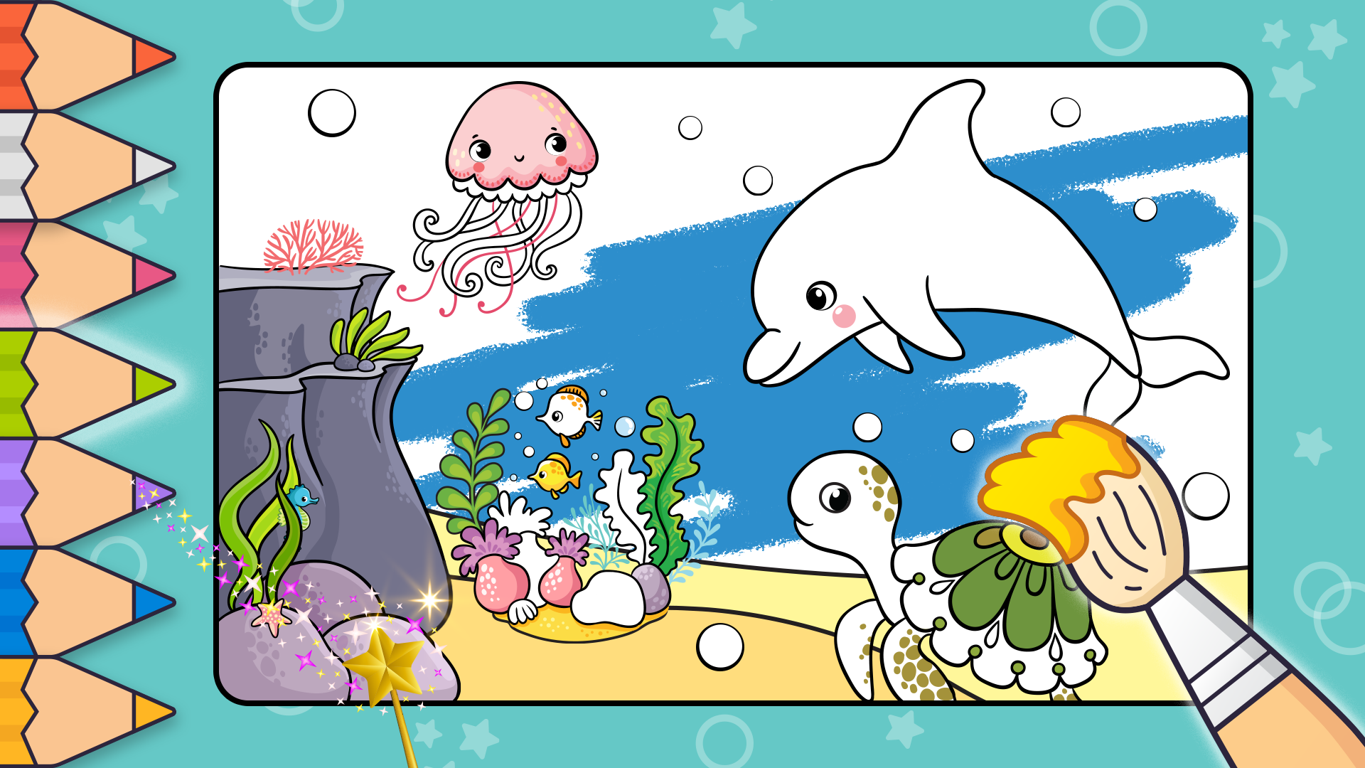 اسکرین شات 8 برنامه Coloring Book & Kids Games