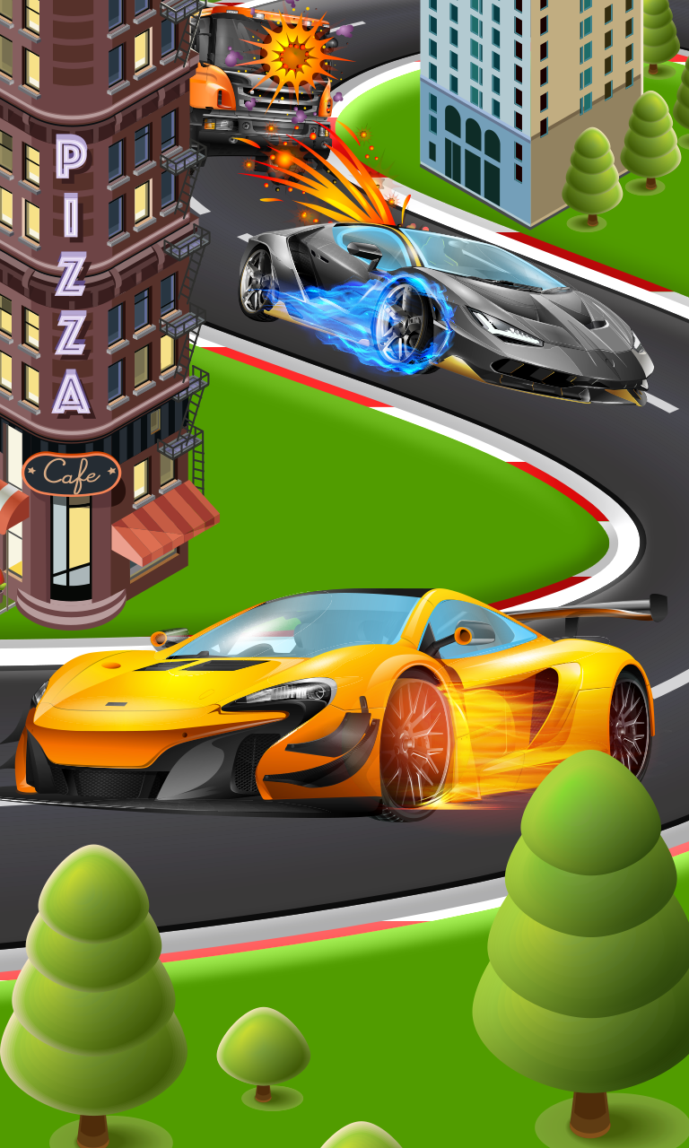 اسکرین شات 2 بازی Car Racing Games for Kids