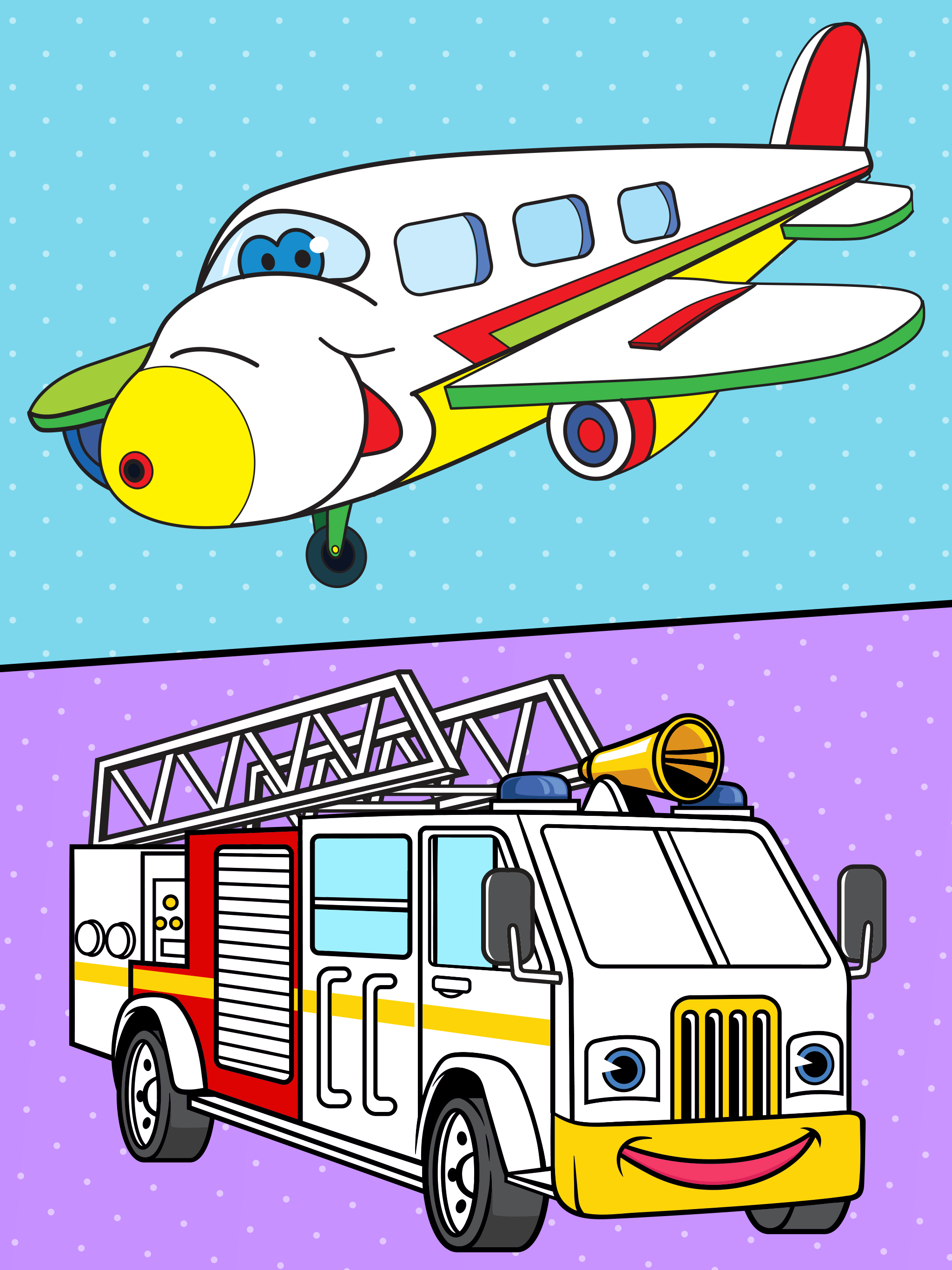 اسکرین شات 5 برنامه Coloring Book & Games for Kids