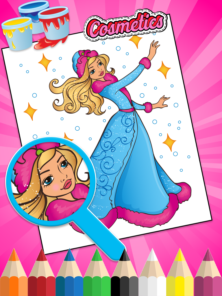 اسکرین شات 4 برنامه Fashion Coloring Book