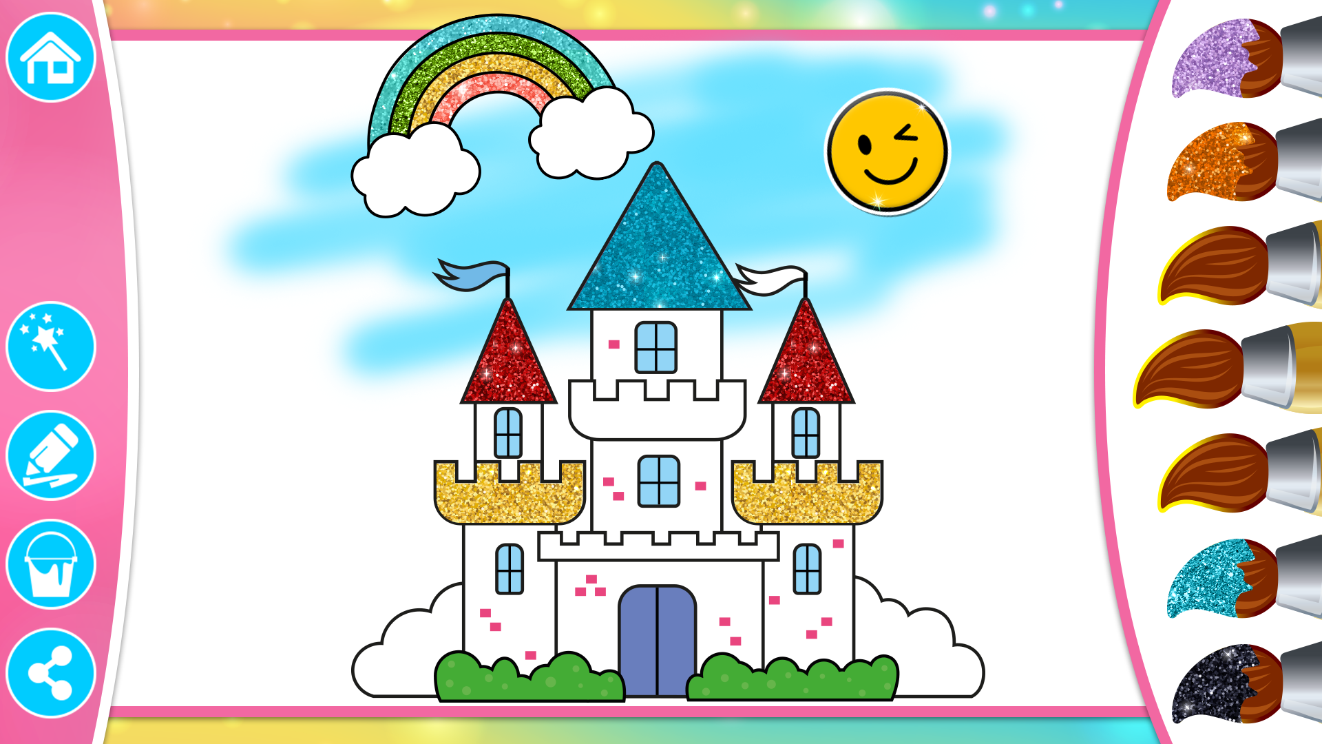 اسکرین شات 7 برنامه Princess Coloring Book & Games