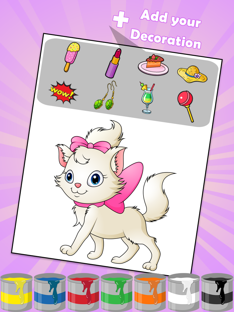 اسکرین شات 2 برنامه Princess Coloring Book 3