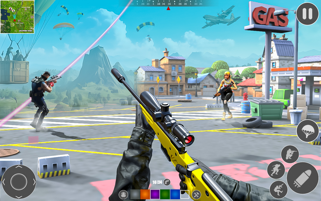 اسکرین شات 2 بازی Squad Night Fort Battle Royale