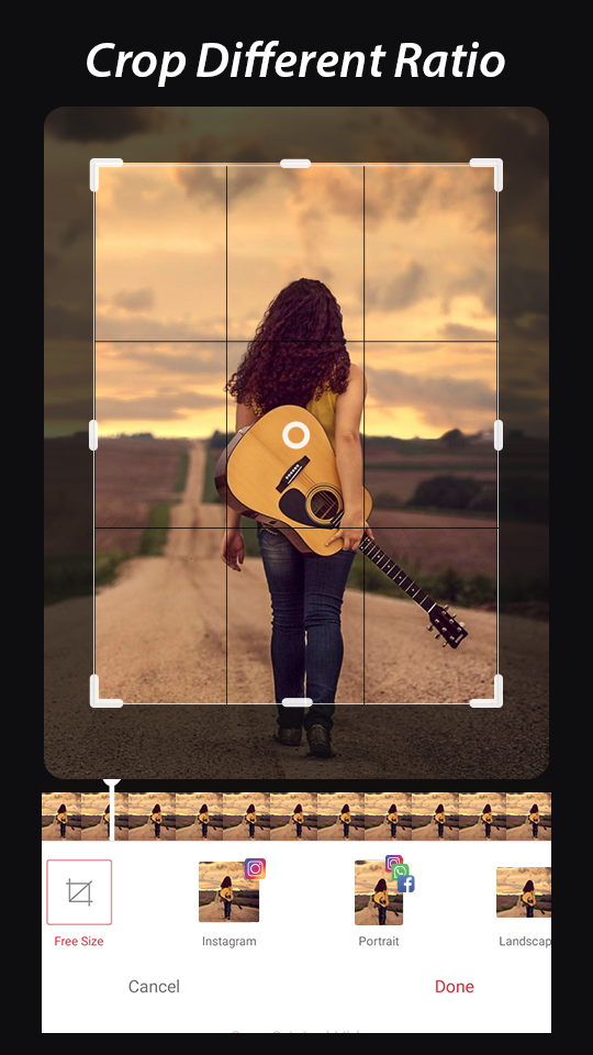 اسکرین شات 3 برنامه Video Crop – Trim & Cut Videos