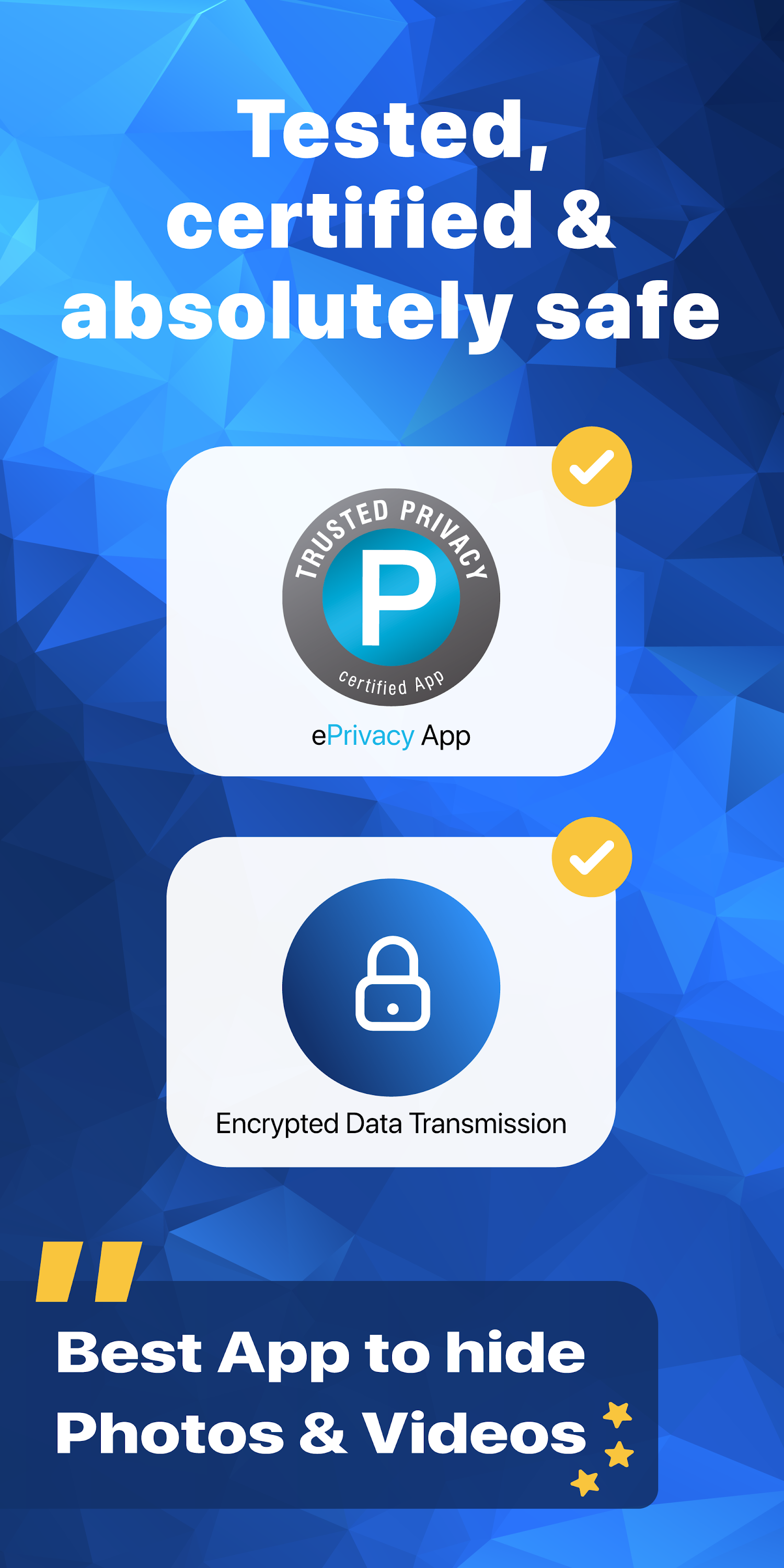 اسکرین شات 1 برنامه LockMyPix Secret Photo Vault