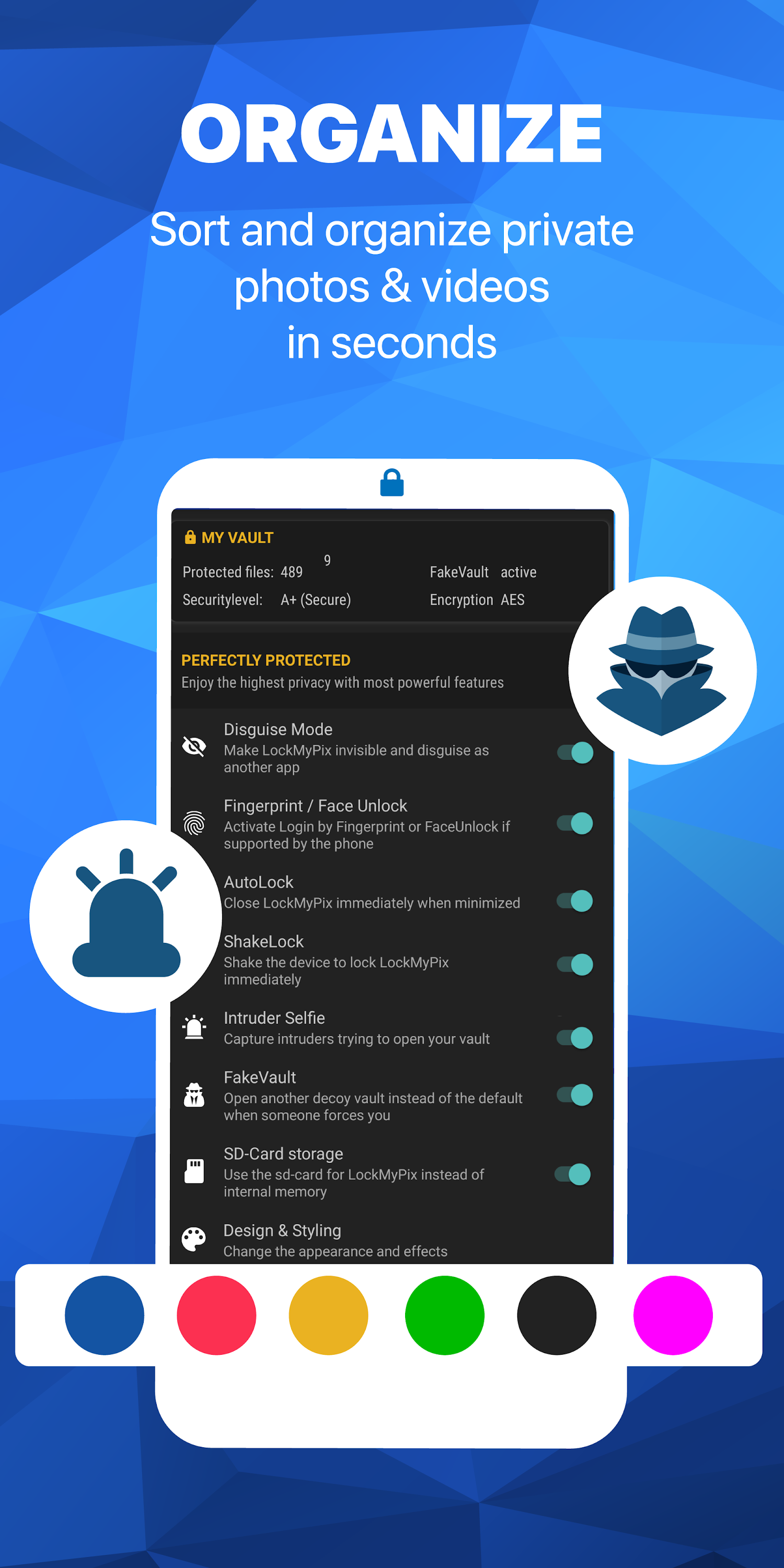 اسکرین شات 8 برنامه LockMyPix Secret Photo Vault