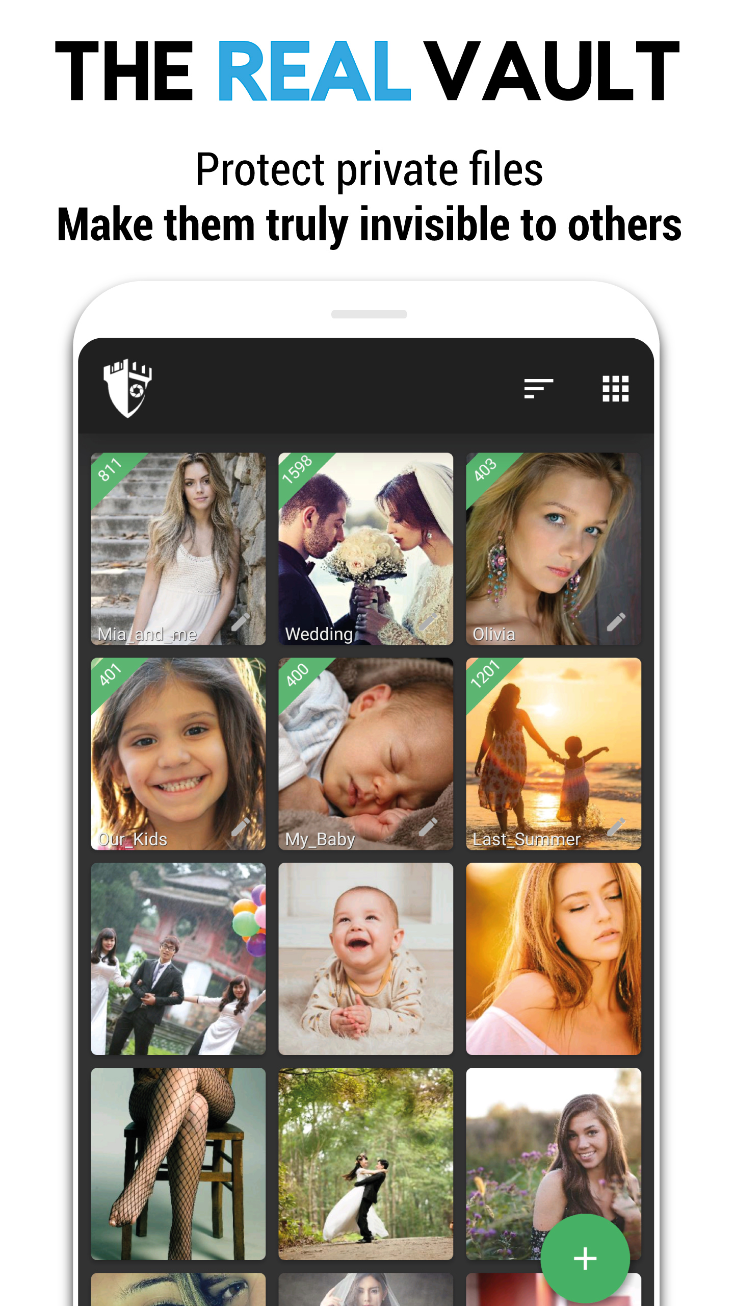 اسکرین شات 1 برنامه PRIVARY Secure Photo Vault