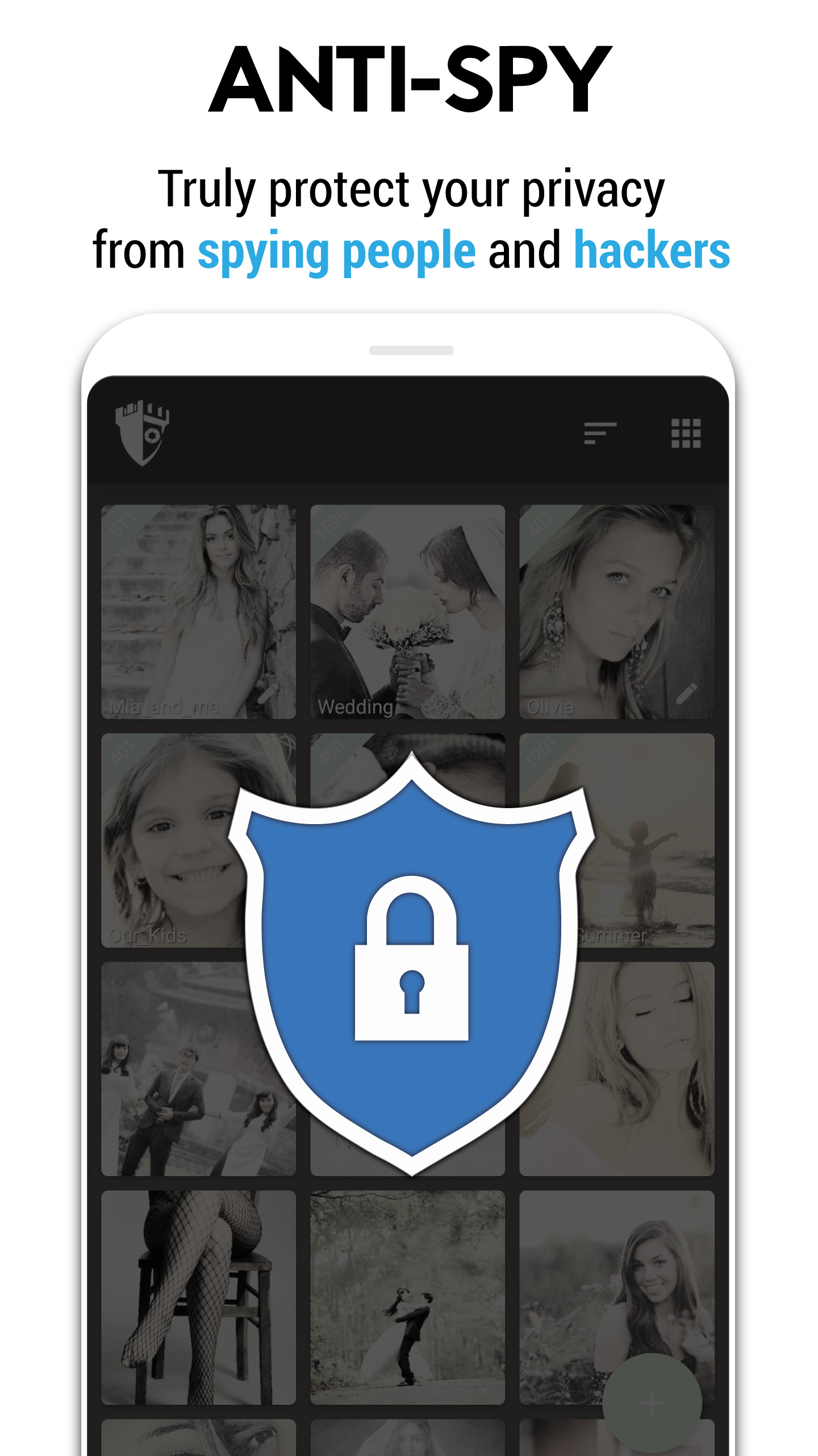 اسکرین شات 3 برنامه PRIVARY Secure Photo Vault