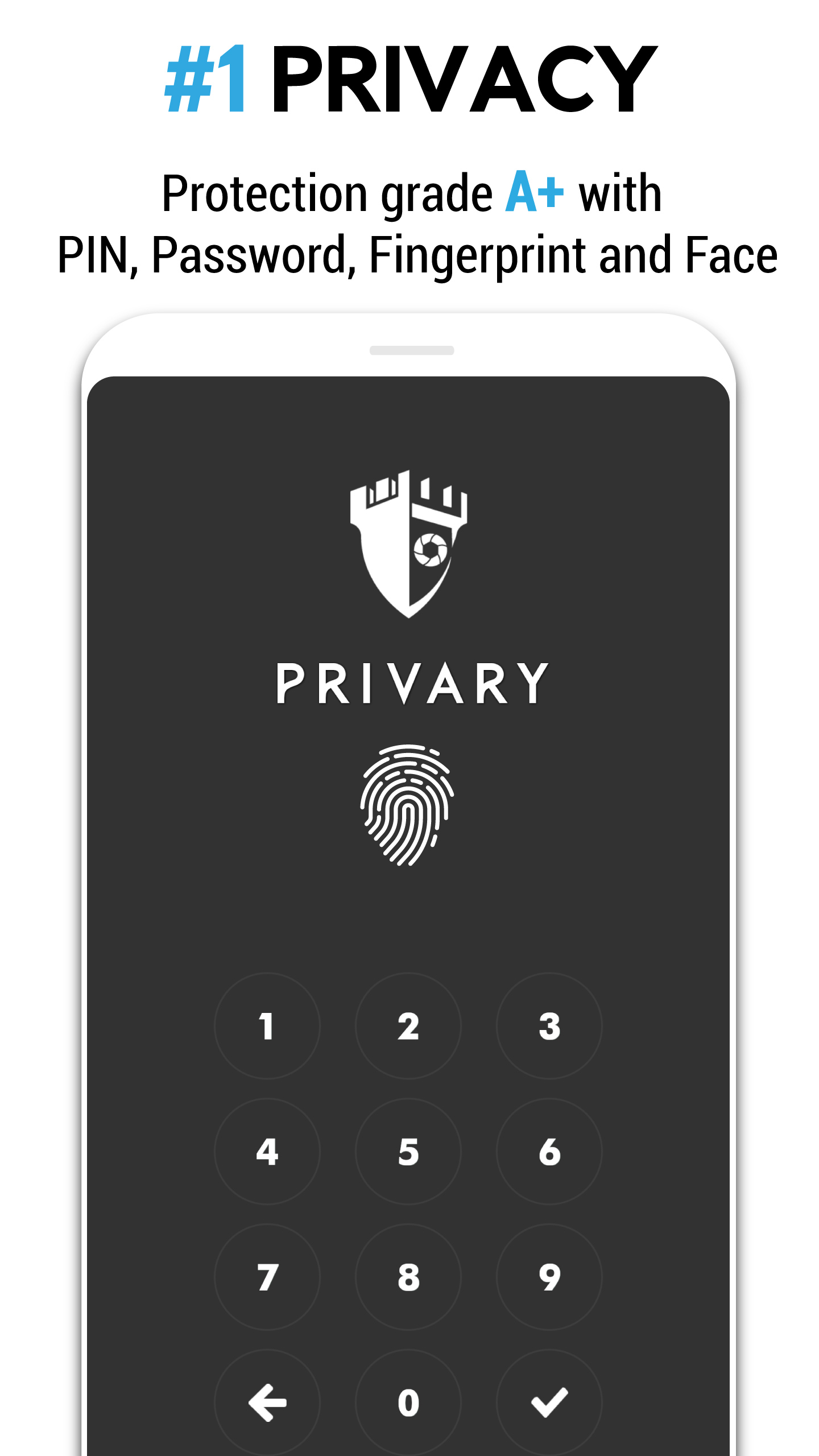 اسکرین شات 2 برنامه PRIVARY Secure Photo Vault