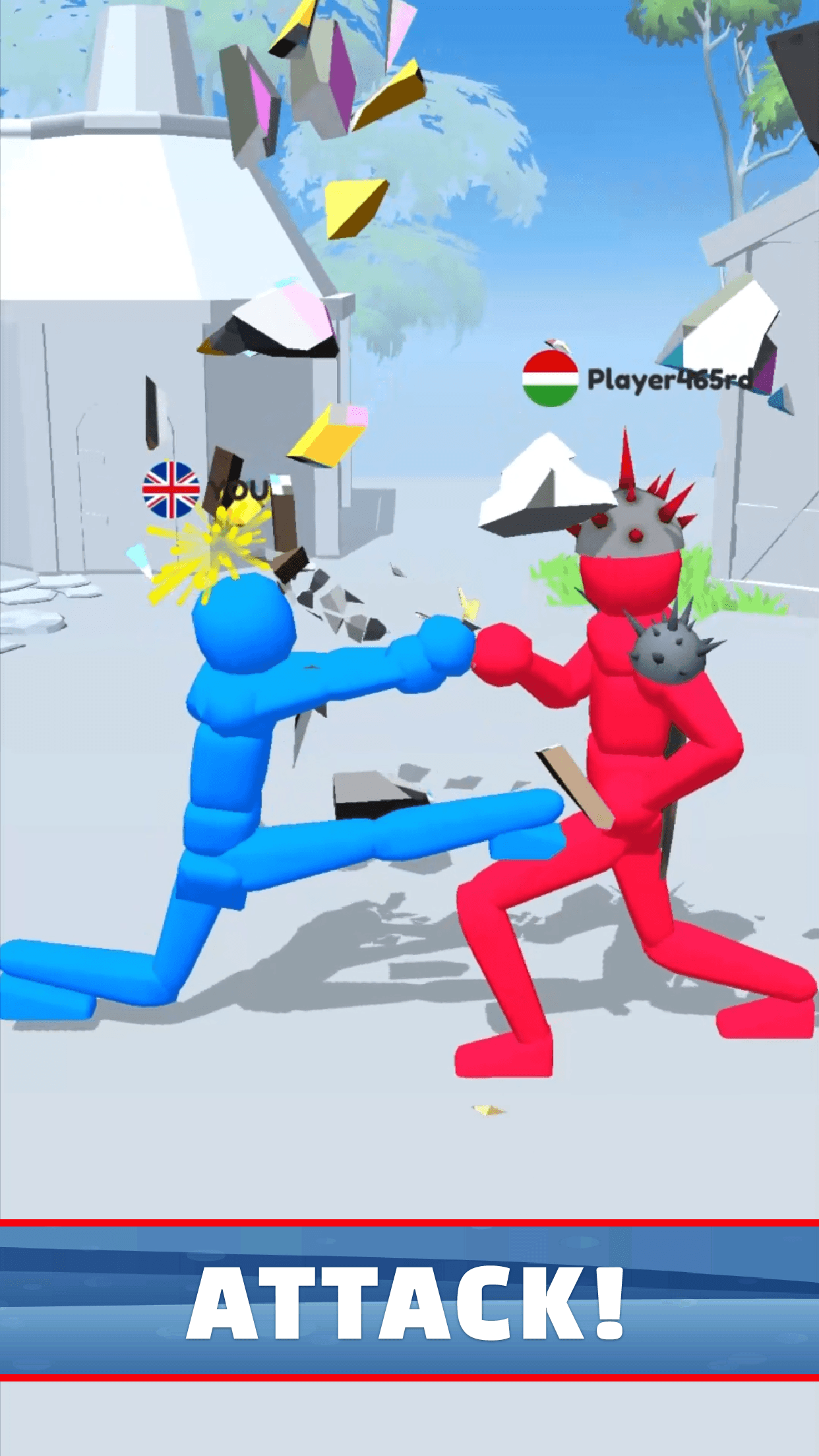 اسکرین شات 3 بازی Fight Pose - Stickman Clash