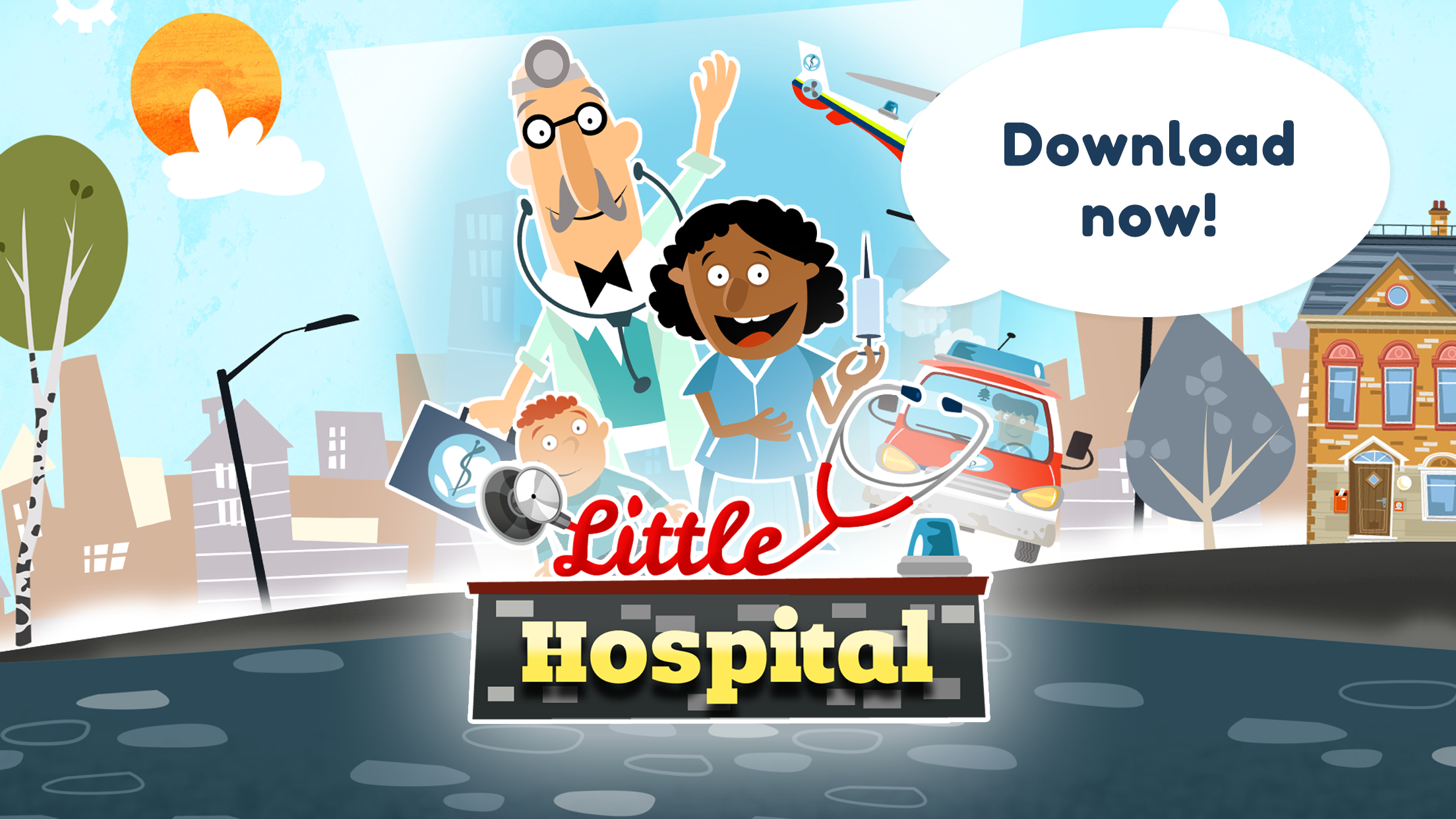 اسکرین شات 5 برنامه Little Hospital