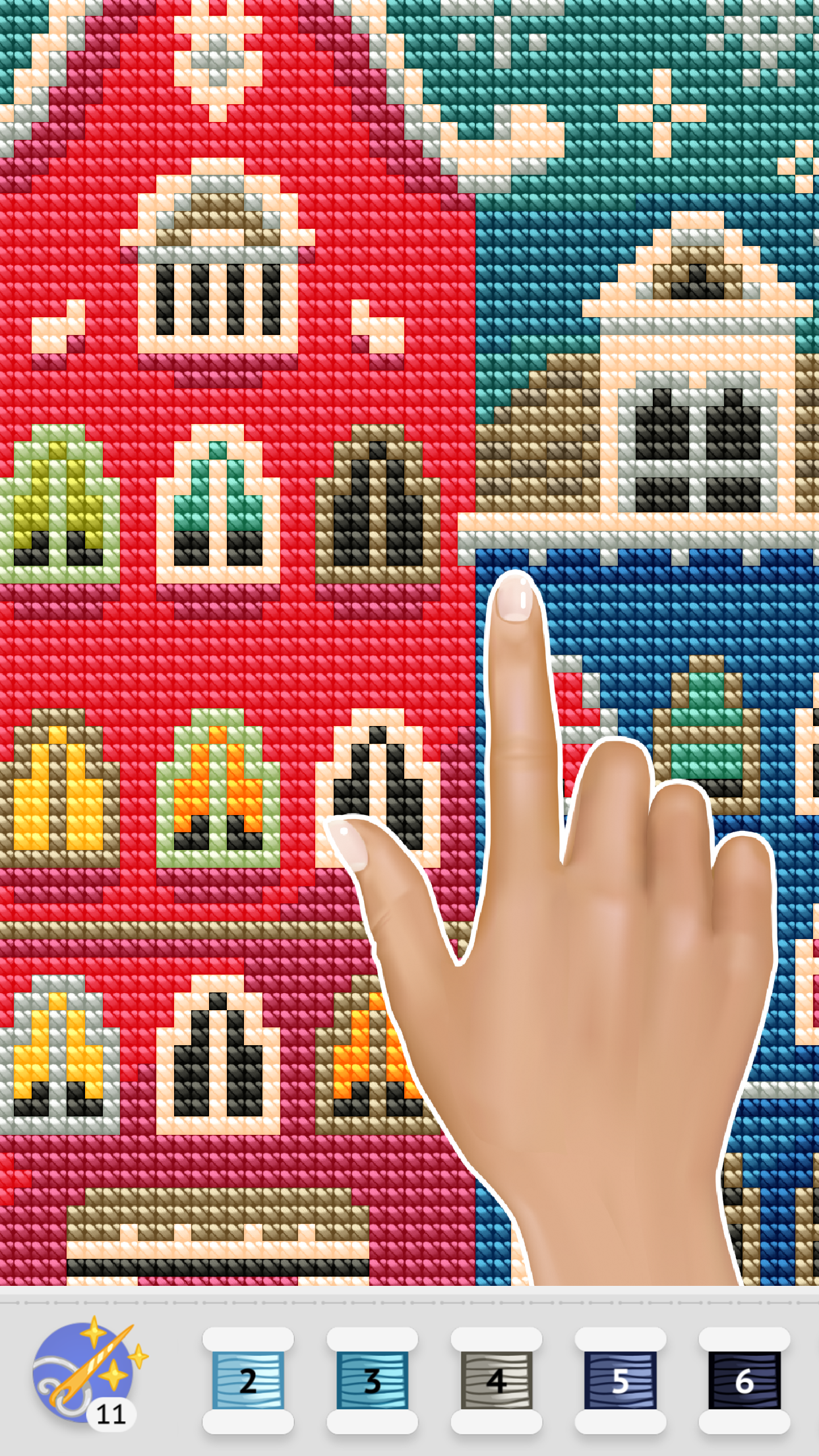 اسکرین شات 5 بازی Cross Stitch Club