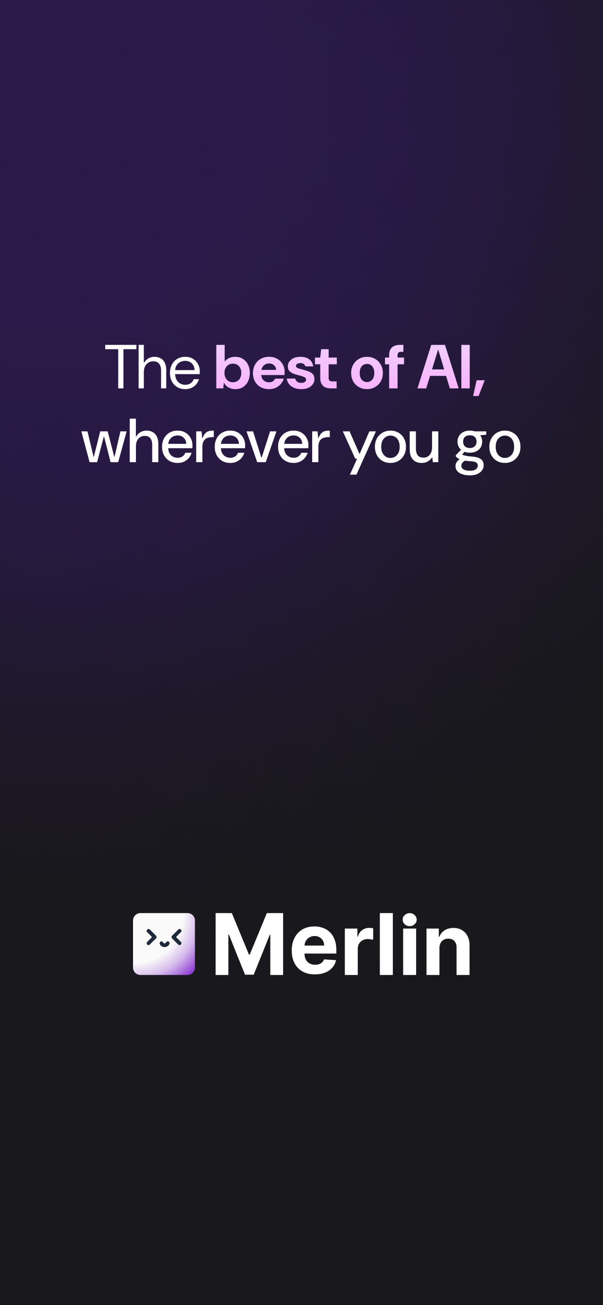 اسکرین شات 1 برنامه Merlin AI: AI Chat Assistant