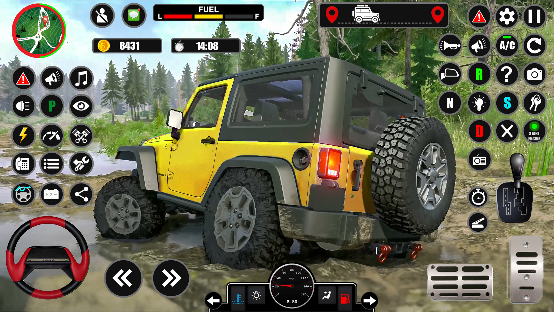 اسکرین شات 2 بازی SUV OffRoad Jeep Driving Games