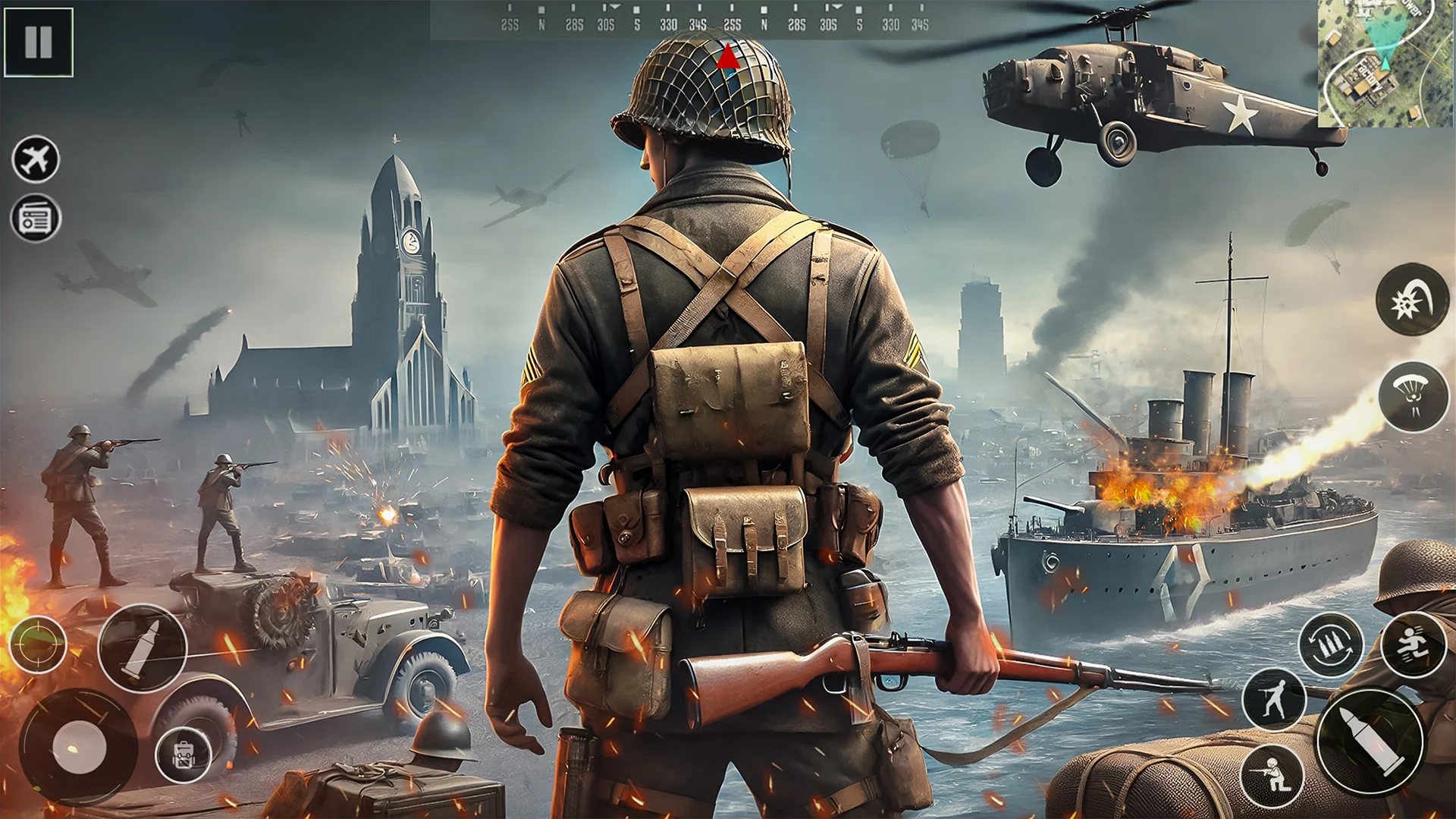 اسکرین شات 3 بازی Call of World War Battlefield