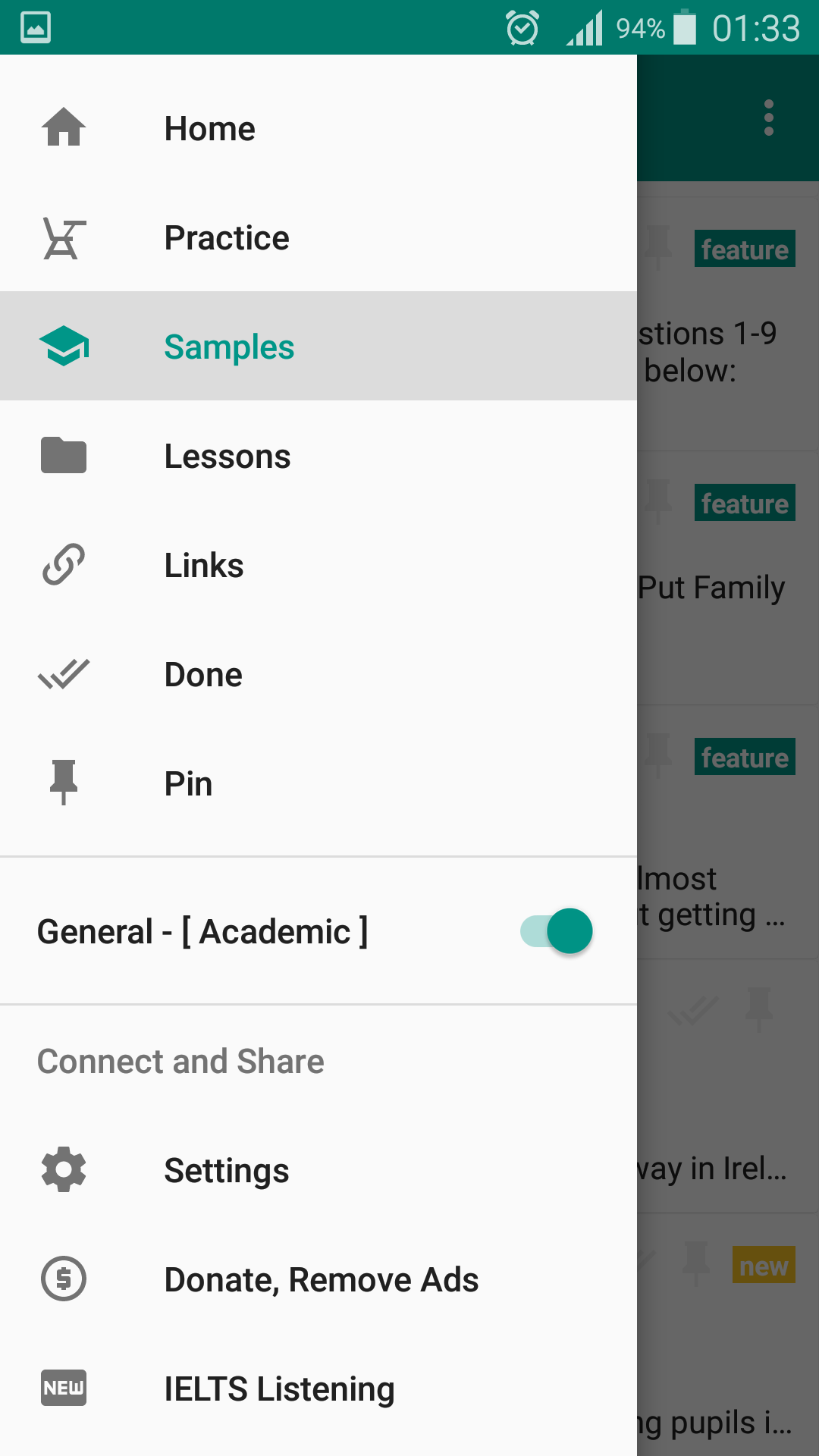 اسکرین شات 8 برنامه IELTS Reading