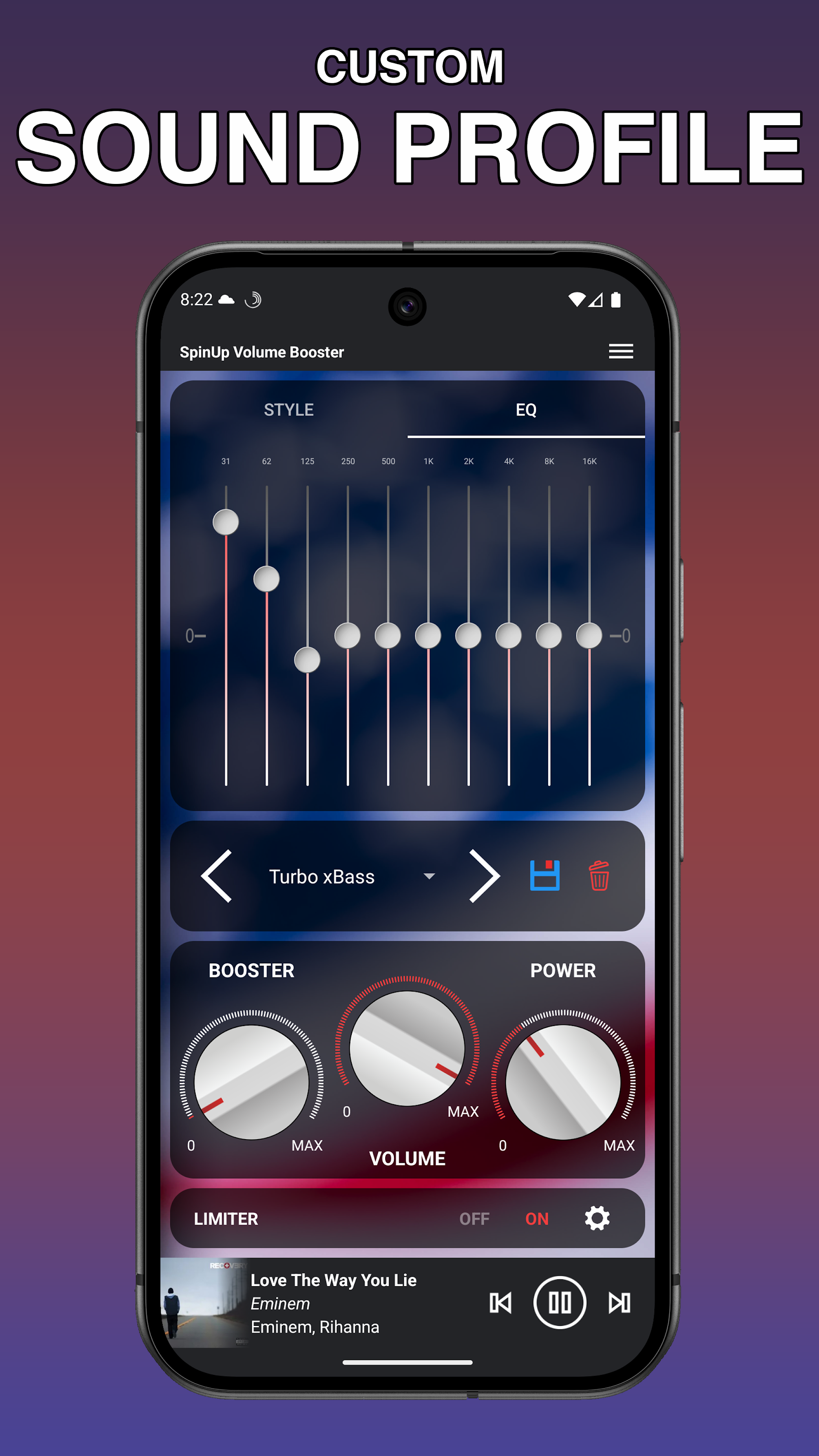 اسکرین شات 2 برنامه Volume Booster - Sound Booster