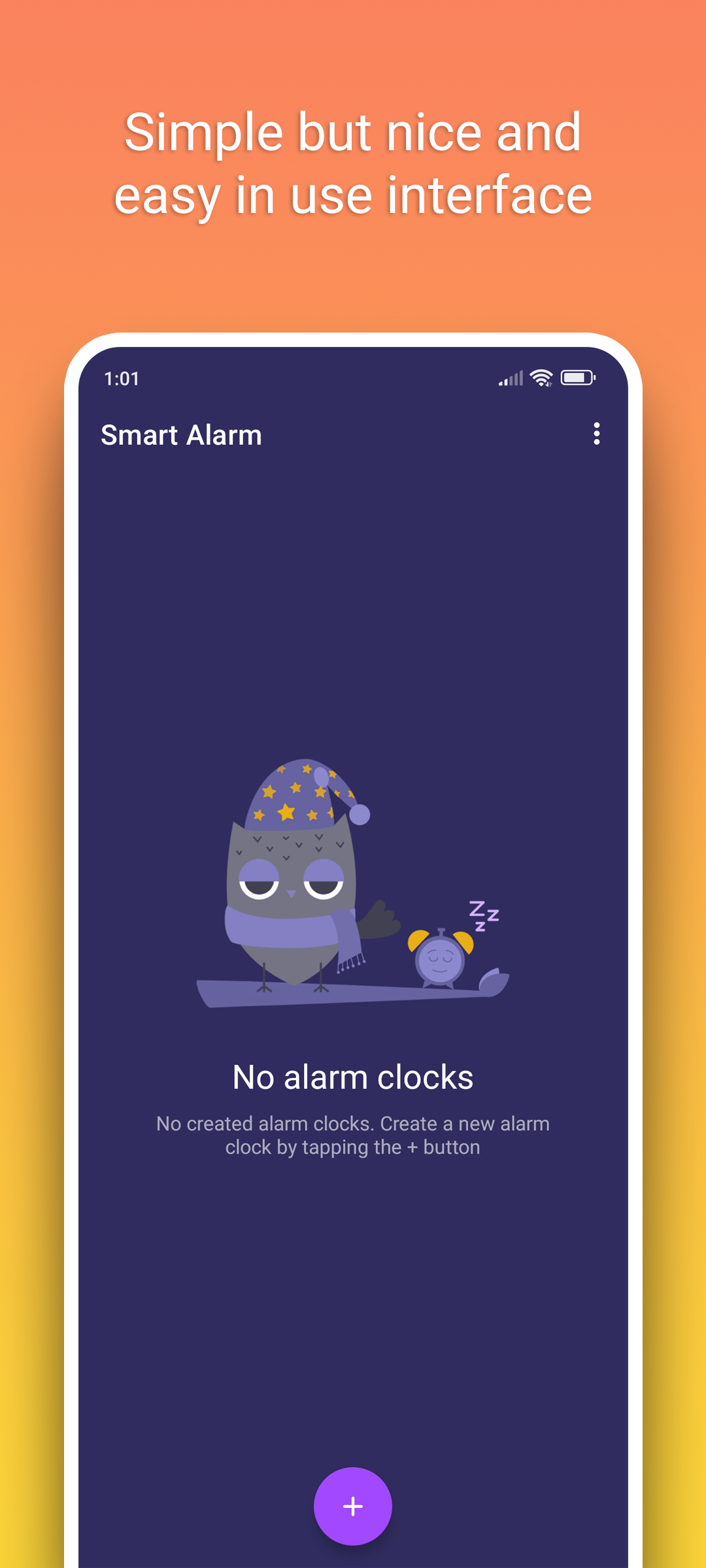 اسکرین شات 1 برنامه Smart Alarm Clock