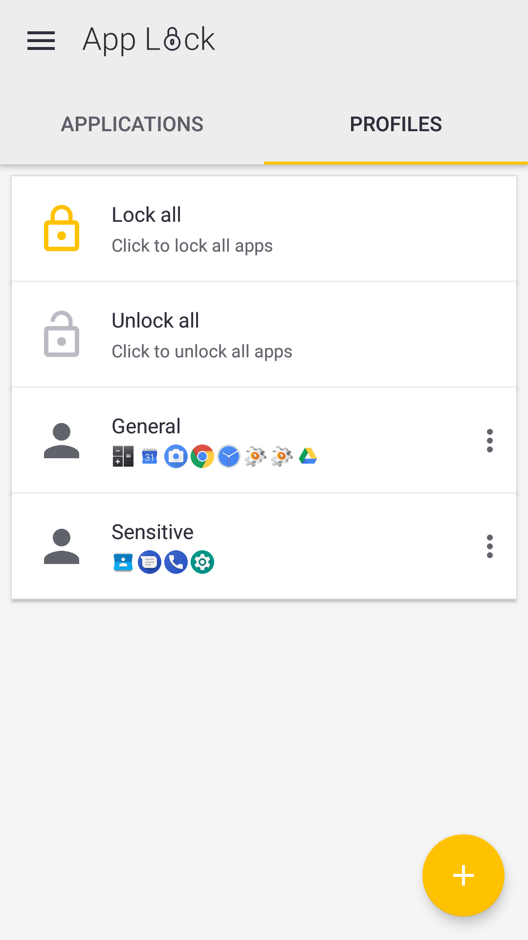 اسکرین شات 2 برنامه App Lock