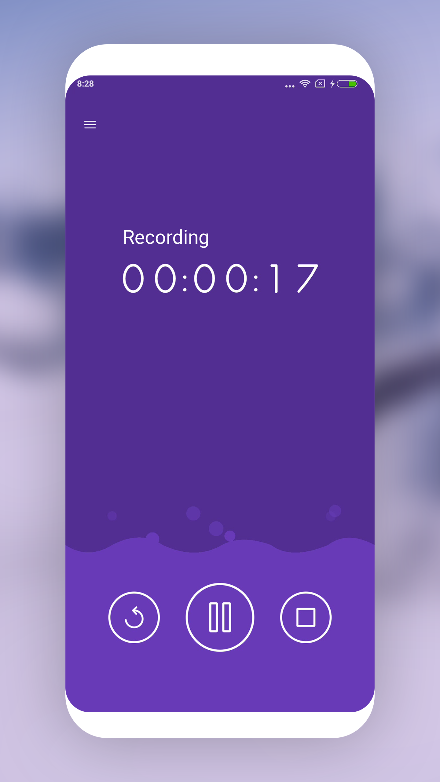 اسکرین شات 1 برنامه MP3 Recorder