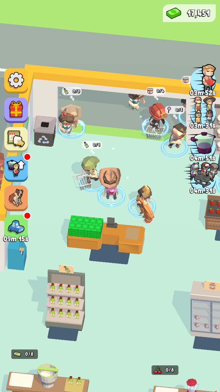 اسکرین شات 5 بازی Mini Candy Mart: Idle Tycoon