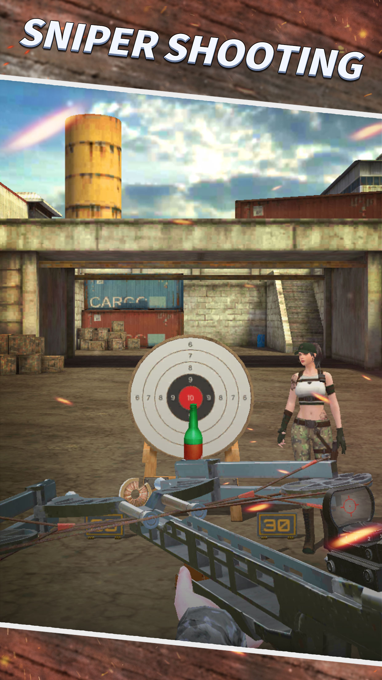 اسکرین شات 2 بازی Sniper Shooting : 3D Gun Game